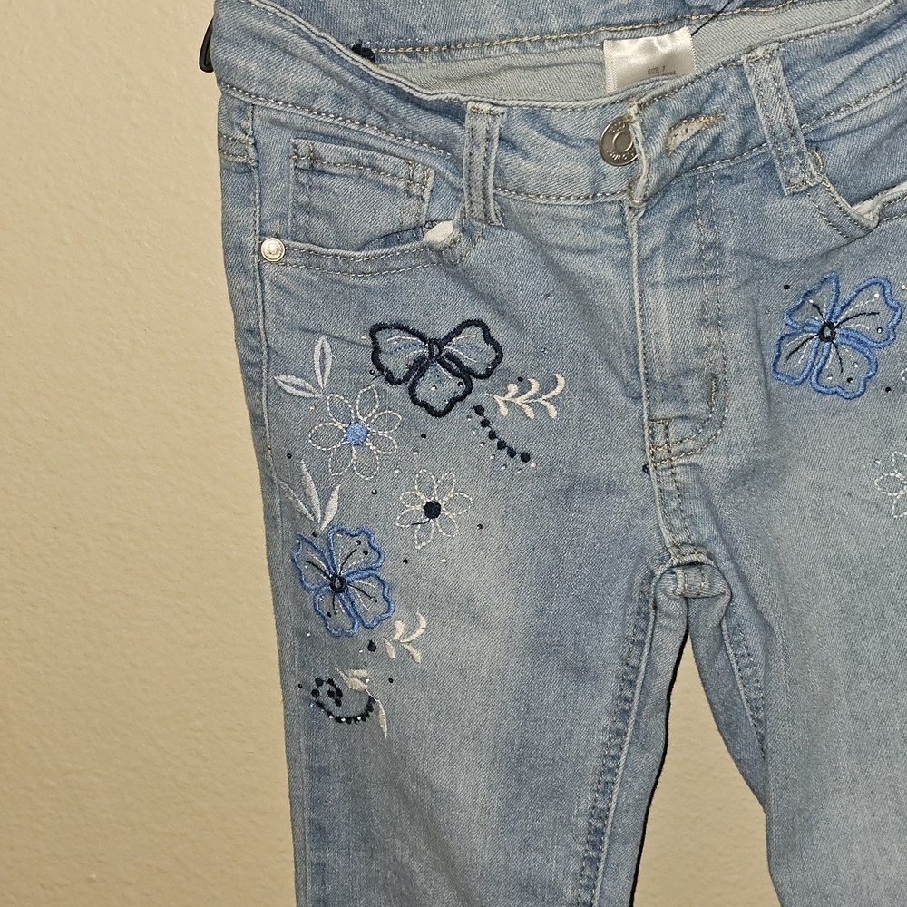 Wallflower Blue Flared Denim Jeans - Picture 2 of 14